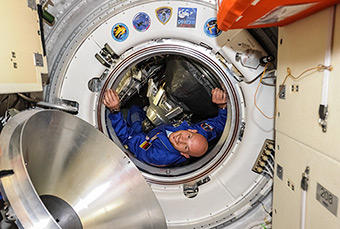 The Hatch Opening of the Soyuz TMA-13M,