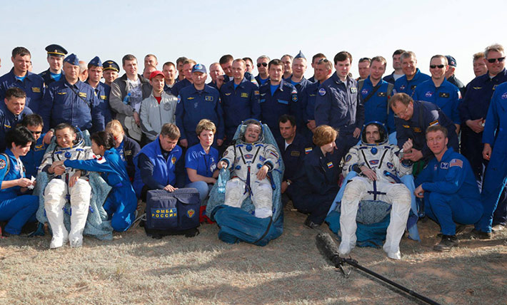 Приземление 39-й экспедиции Soyuz TMA-11M