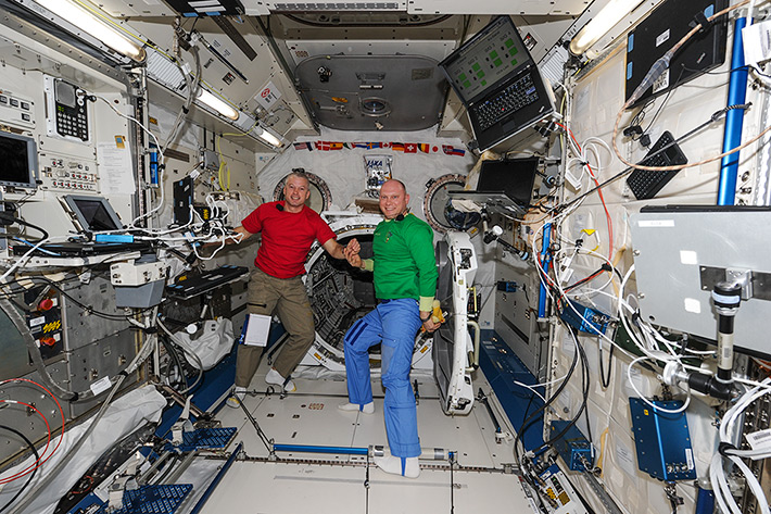 Work on the American segment of ISS