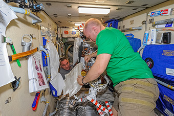Continuation of Preparing for Spacewalk