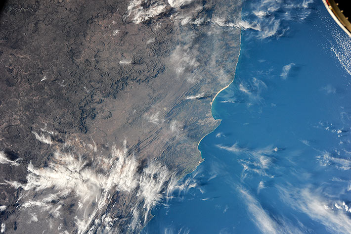 Southern coast of the Republic of South Africa. Area Port Elizabeth