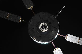 August 12. Docking ATV5 to ISS