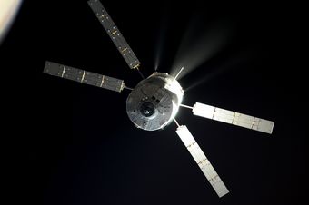 August 12. Docking ATV5 to ISS