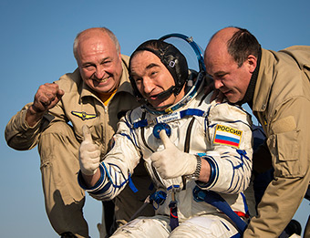 The Soyuz TMA-12M 40th Expedition Landing
