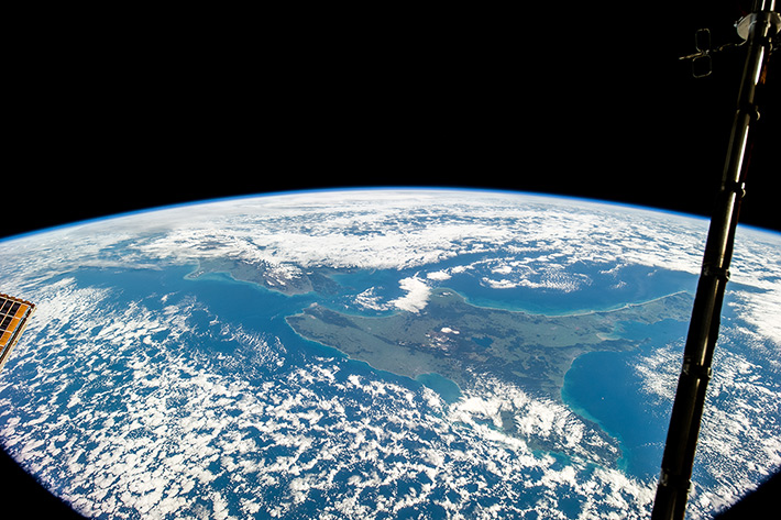 Новая Зеландия с высоты МКС, Северный Остров