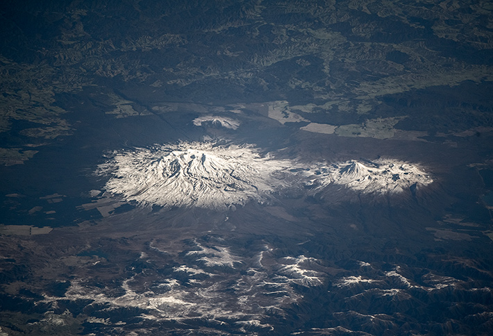 Вулканы Новой Зеландии - Руапеху и Нгаурухоэ
