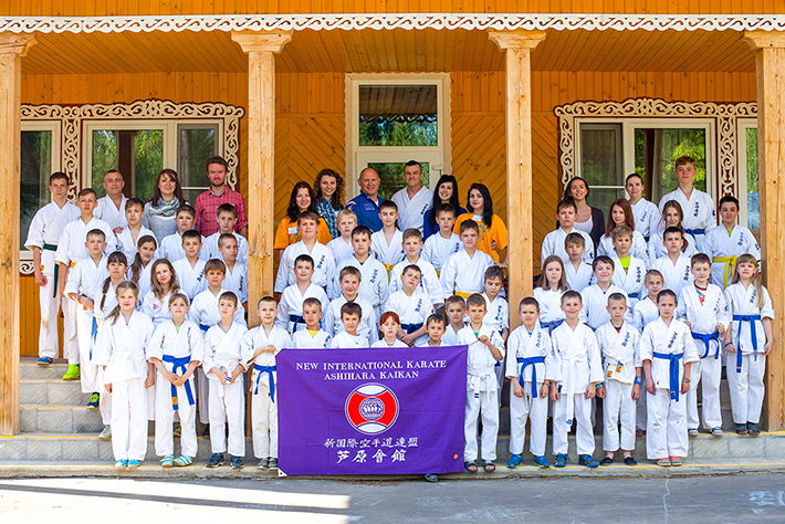 Meeting in children's camp "Orlyonok"