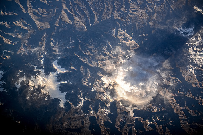 Over the Peruvian Mountains...