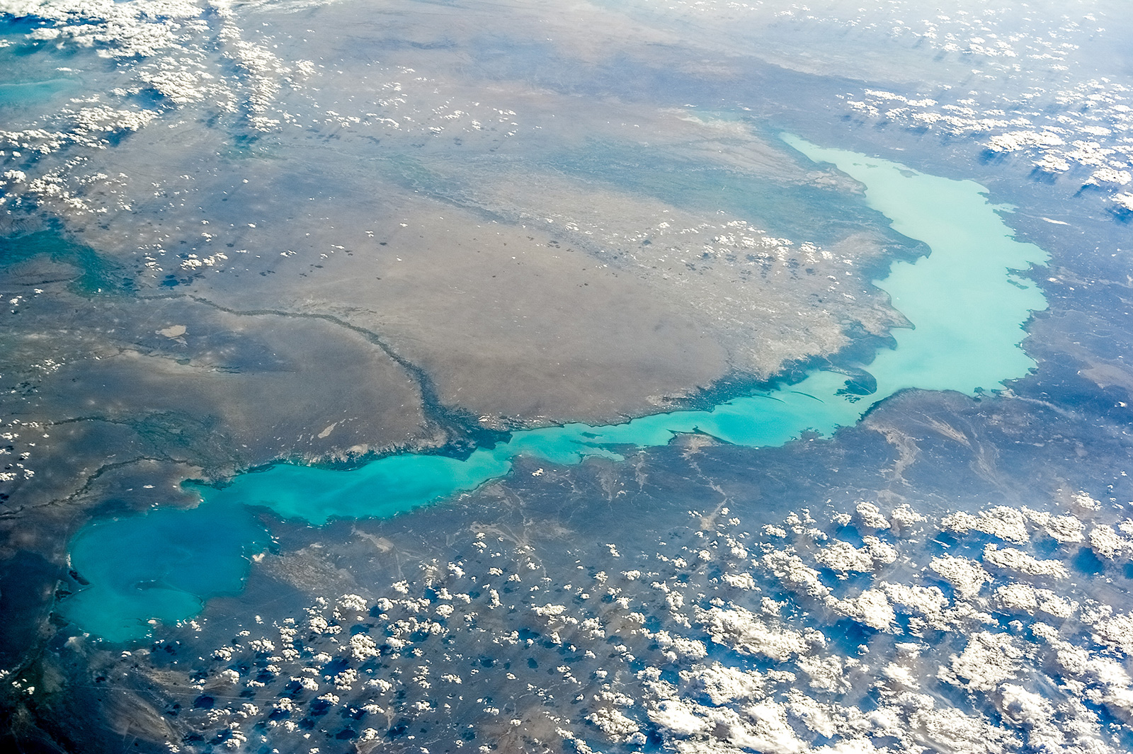 Озеро Балхаш, Казахстан (фото) | Космонавт Олег Артемьев