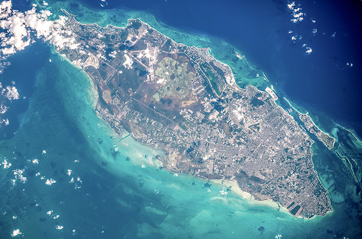 New Providence Island. The Bahamas